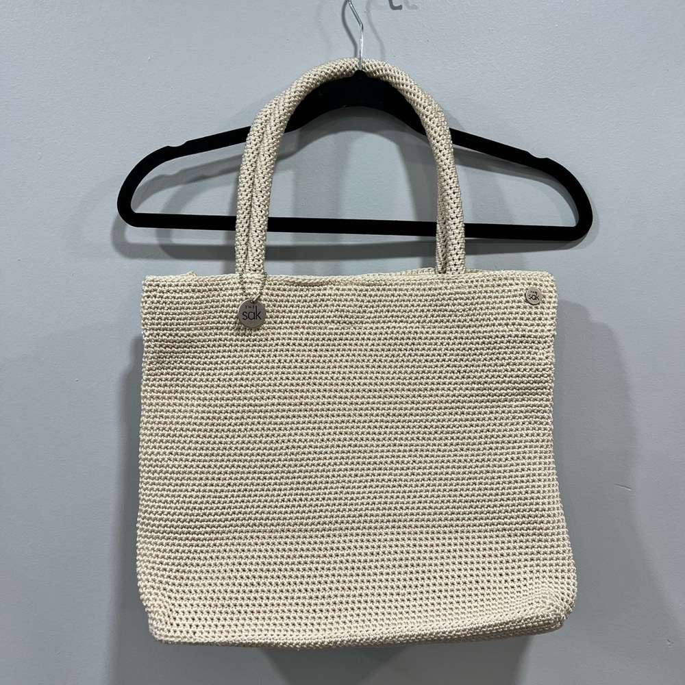 Vintage The SAK crochet Handbag Purse Like new condition